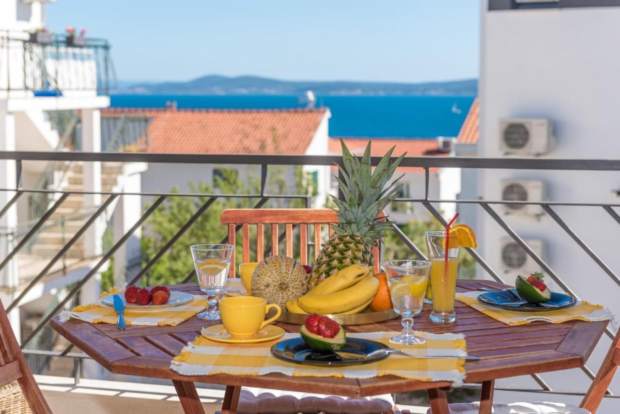 Villa Seaview With Pool - Apartment Yellow Traù Esterno foto